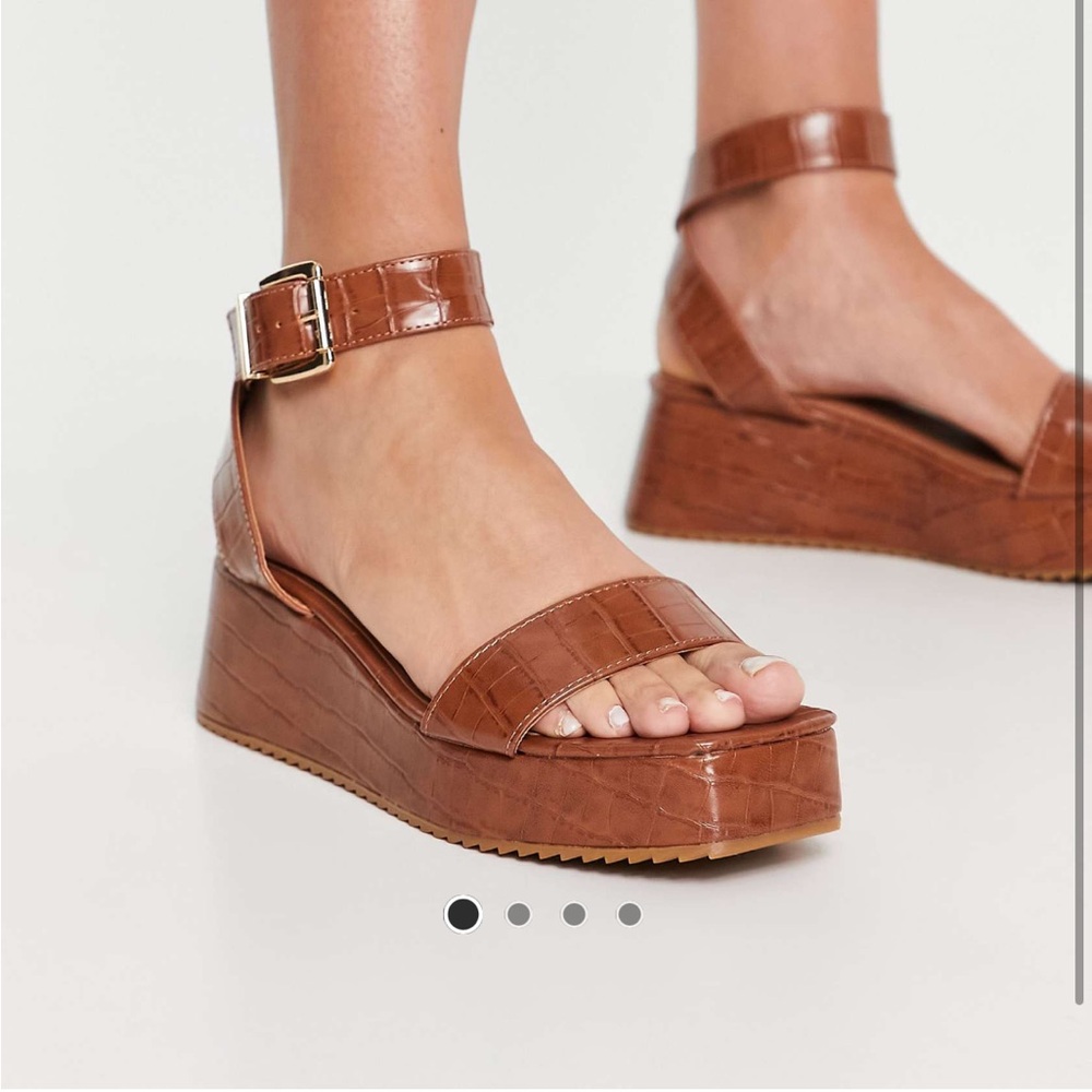 ASOS Tatiana Flatform Brown